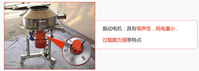 振動電機：具有噪聲低，耗電量小，過載能力強等特點